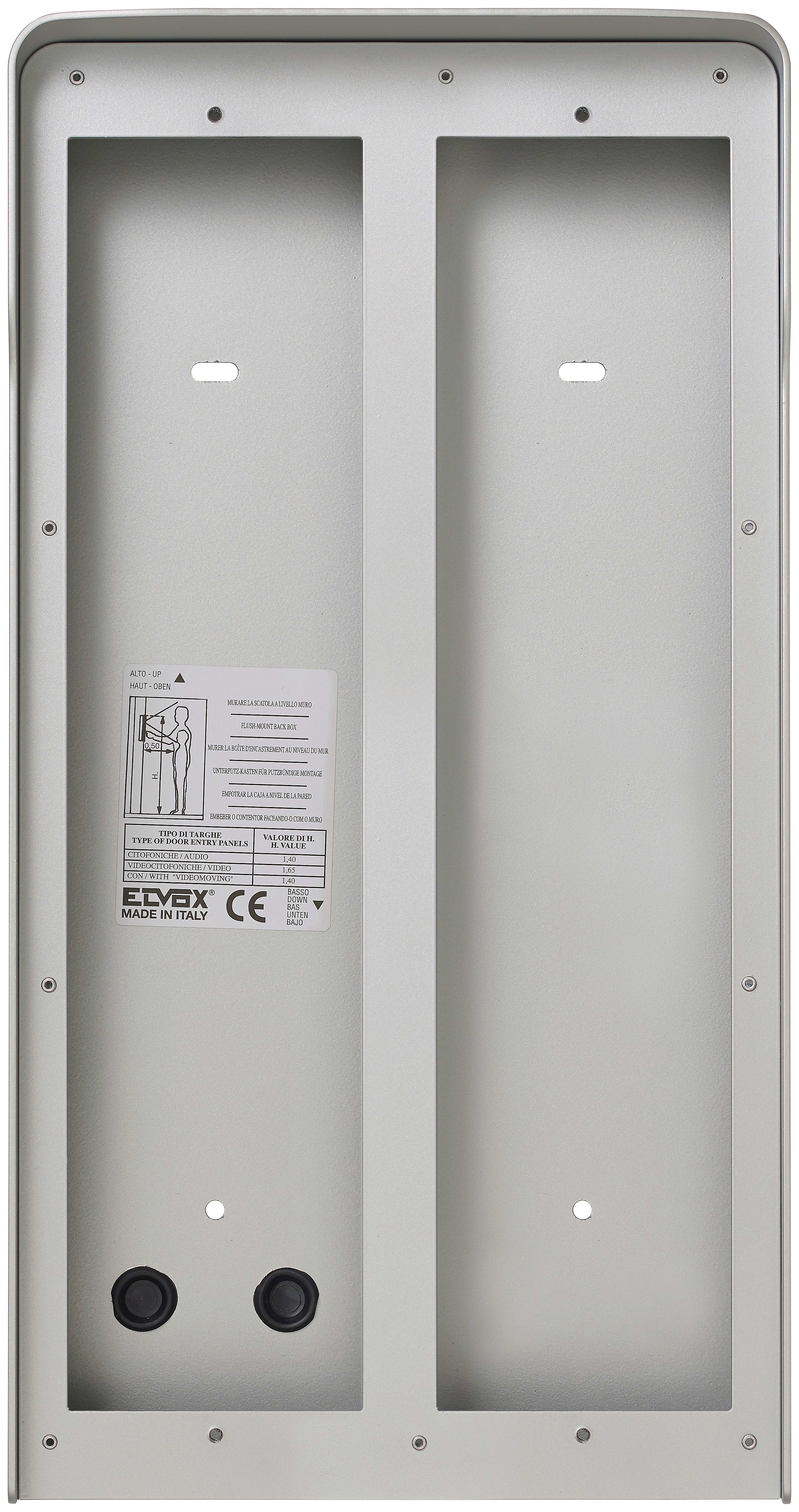 VIMAR - SCATOLA PARETE 6M(2X3) PIXEL GRIGIO ANOD 41156.04