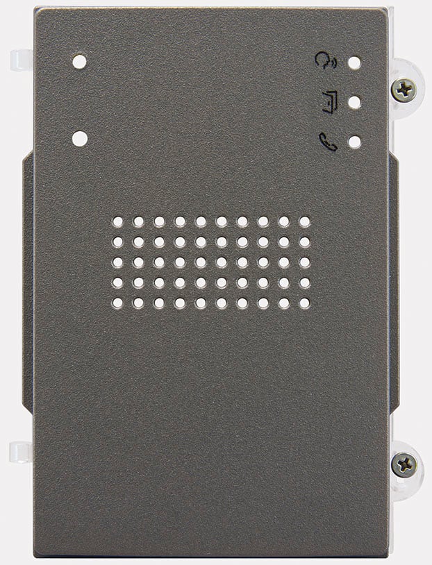 VIMAR - Modulo Frontale Audio Base Pixel Heavy Grigio Sablé Protezione Impatti Meccanici Esterni Ik10 IP54