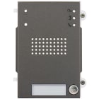 VIMAR - Modulo frontale audio base 1 pulsante Pixel Heavy per unità audio 41000 grigio sablé protezione IK10 IP54.