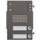 VIMAR - Modulo Frontale Audio Base 2 Pulsanti Pixel Heavy Grigio Sablé 41000 Impatti Meccanici Esterni Ik10 Protezione Ip54 41202