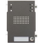 VIMAR - Modulo Frontale Audio 1 Pulsante Teleloop Pixel Heavy Grigio Sablé 41001 41002 41211