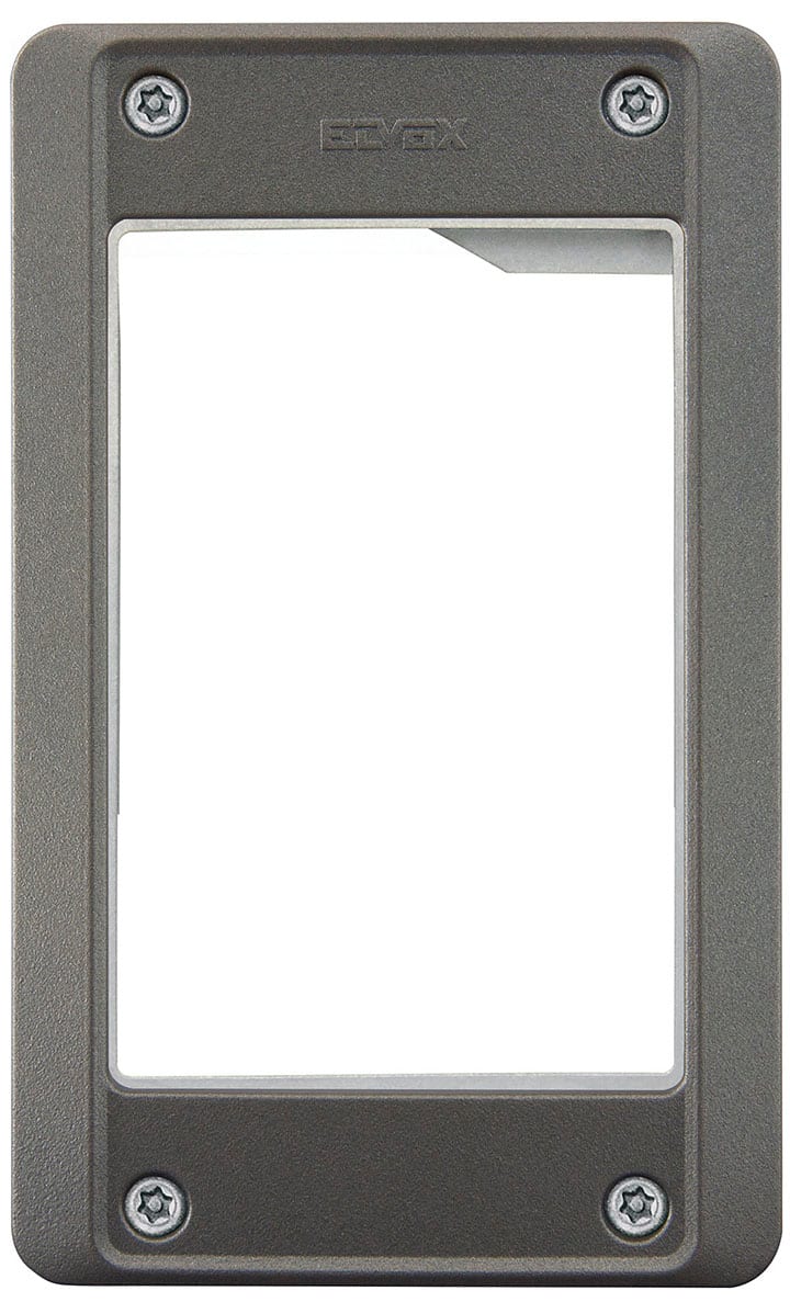 VIMAR - Supporto Cornice Heavy Placca Pixel Modulo Grigio Sablé 41231
