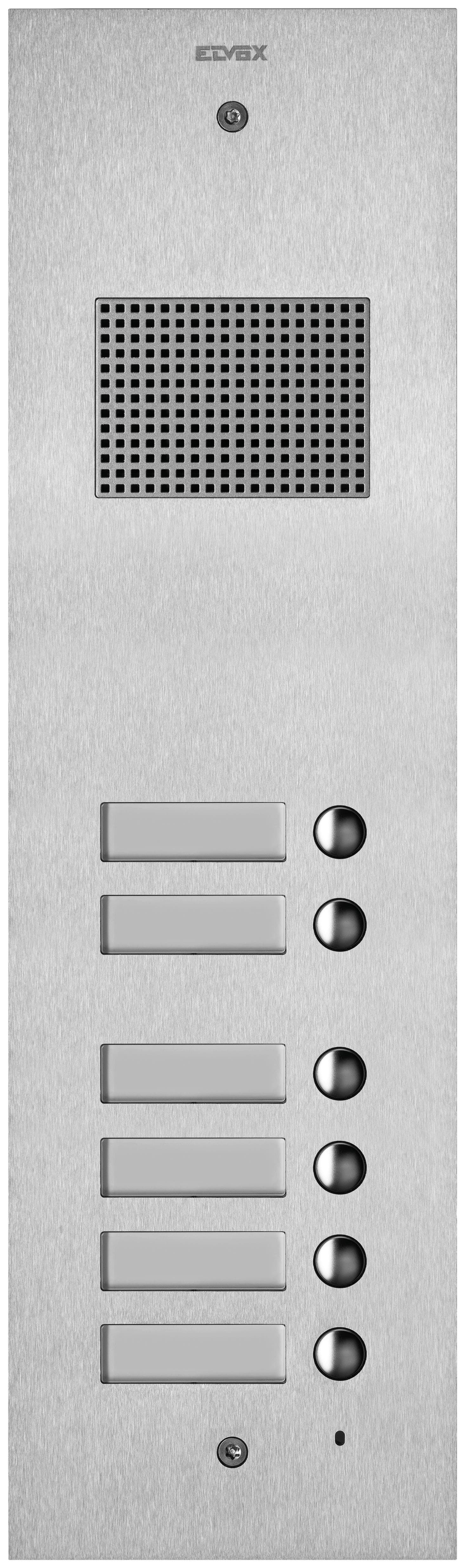 VIMAR - PLACCA STEELY 2F+ AUDIO 6 PULS. ACCIAIO