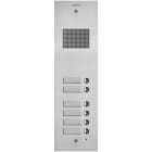 VIMAR - PLACCA STEELY 2F+ AUDIO 6 PULS. ACCIAIO