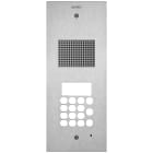 VIMAR - PLACCA STEELY 2F+ AUDIO TASTIERA ACCIAIO 41540