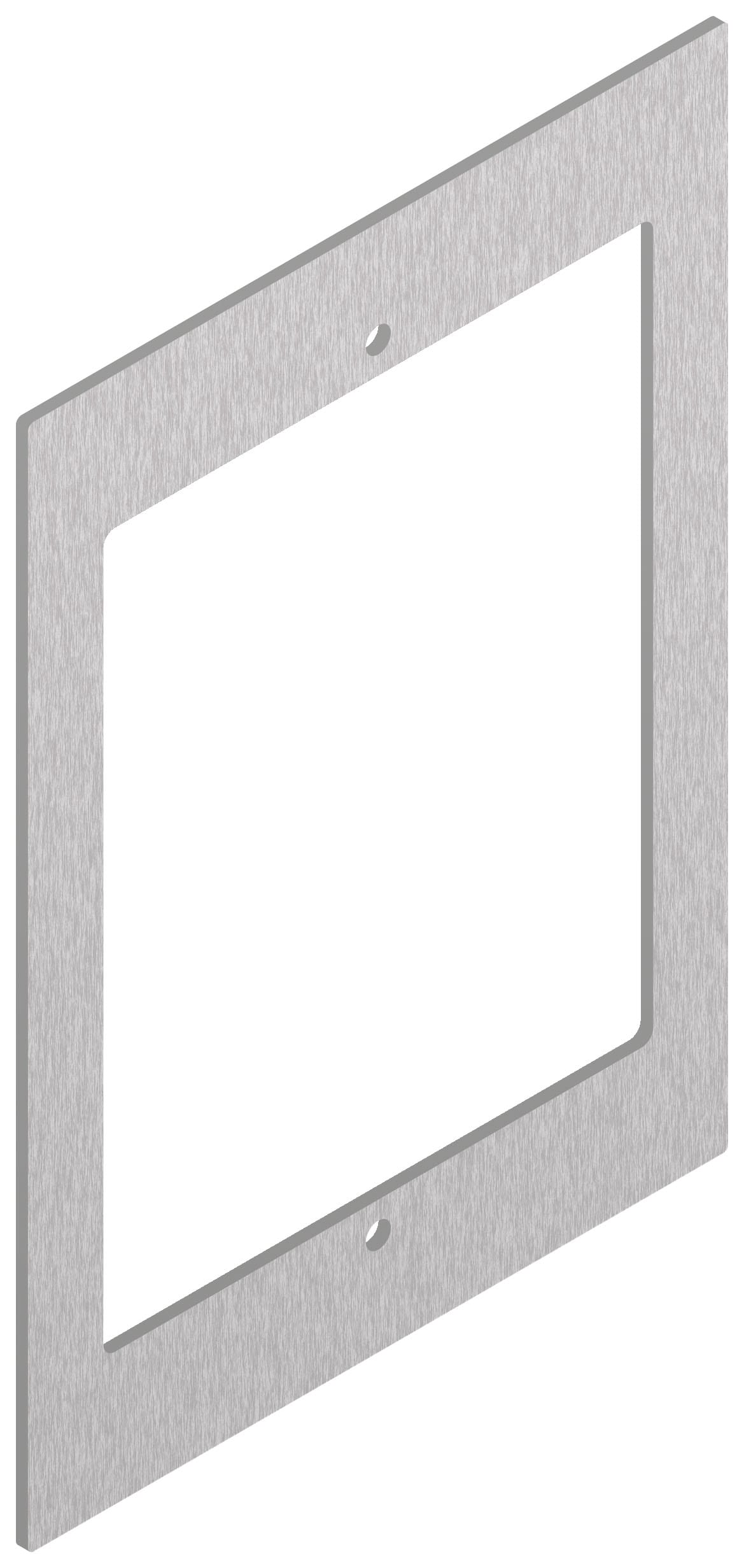 VIMAR - ADATTATORE PER PLACCA FLAT 1M ACCIAIO 41581