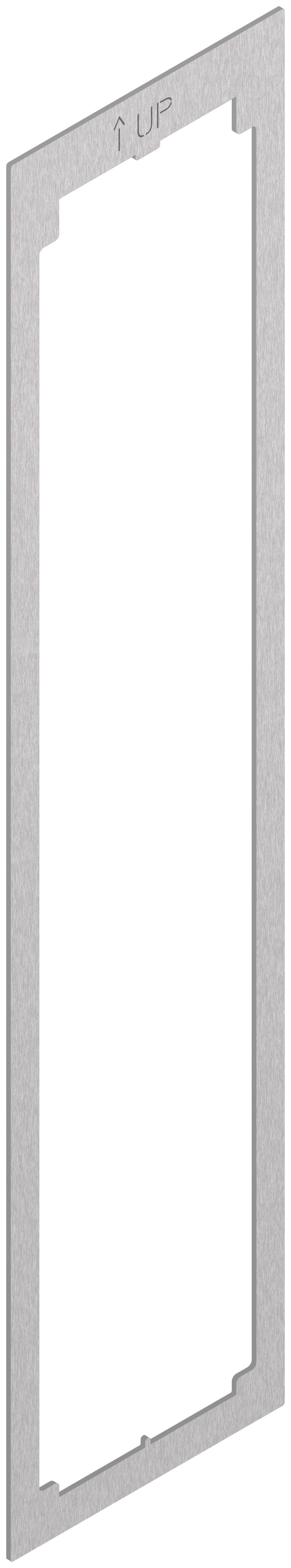 VIMAR - ADATTATORE PER PLACCA FLAT 4M ACCIAIO