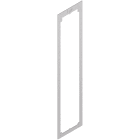 VIMAR - ADATTATORE PER PLACCA FLAT 4M ACCIAIO