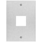 VIMAR - PLACCA STEELY FORO LETTORE 4X4 ACCIAIO