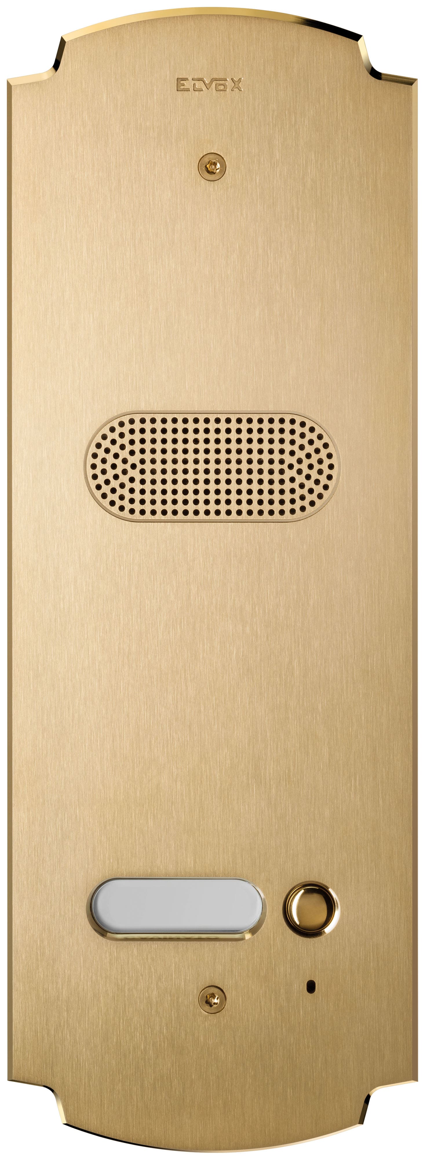 VIMAR - Placca Patavium Ottone Satinato 2F+ Audio 1 Pulsante 2 Moduli