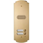 VIMAR - Placca Patavium Ottone Satinato 2 Moduli con 2 Pulsanti e Audio