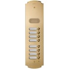 VIMAR - Placca Patavium 2F+ Audio 8 Pulsanti Ottone Satinato 3 Moduli 41608