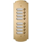 VIMAR - Placca Patavium 2F+ 8 Puls.Suppl. Ottone - Moduli 2 Pulsanti Tradizionali