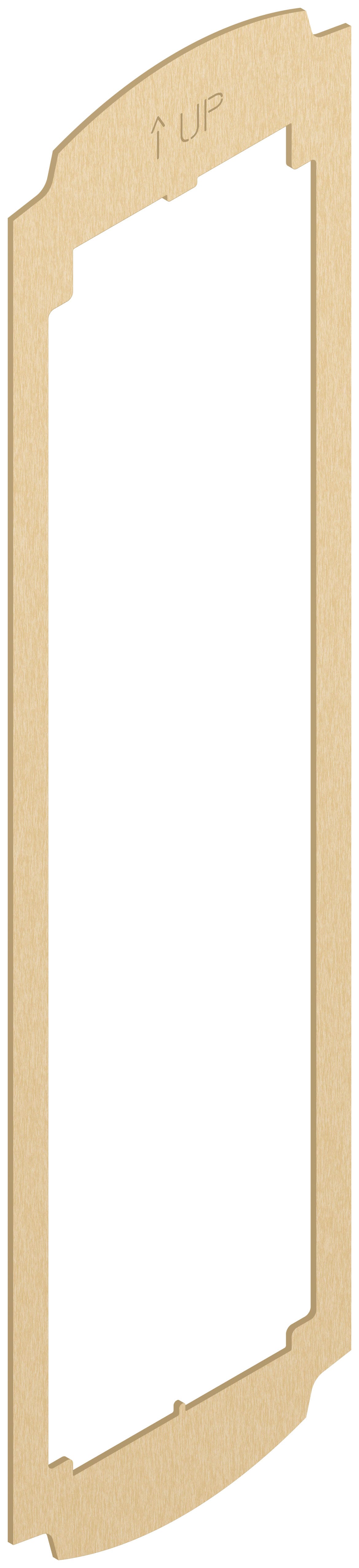 VIMAR - Adattatore Placca Flat 3M Ottone Muri Irregolari Patavium 3 Moduli 41683