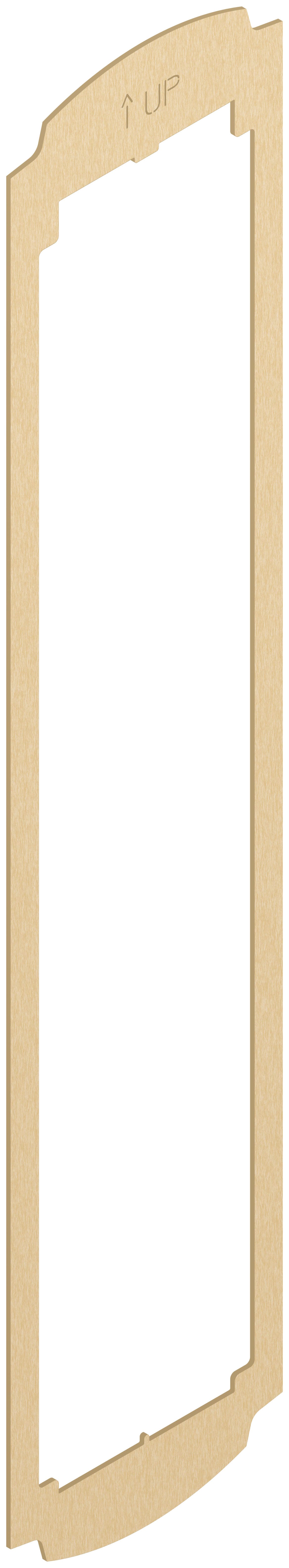 VIMAR - Adattatore per Placca Flat 4M Ottone per Muri Irregolari Patavium 4 Moduli