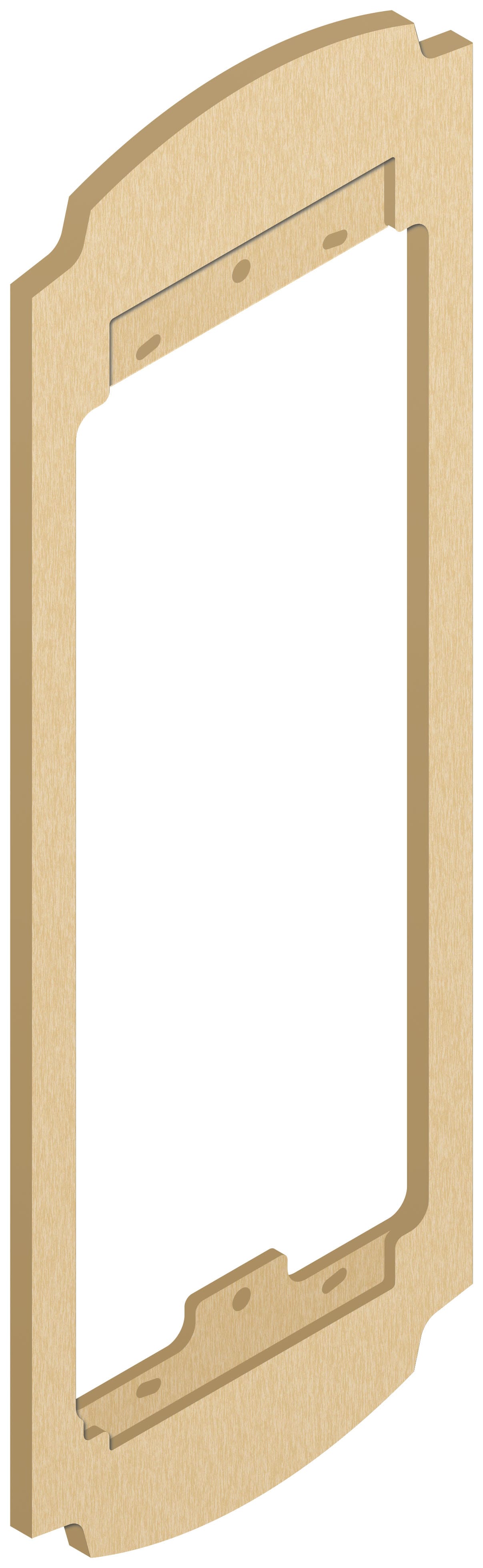 VIMAR - Adattatore Scatola 9192 Ottone per Placca Patavium Incasso 2 Moduli