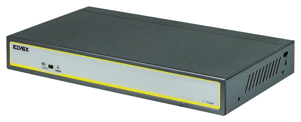 VIMAR - Switch Ethernet 10 Porte Gigabit 8Poe + 2 Uplink Auto-Sensing, Led Di Segnalazione Attività, Alimentazione 54 Vdc 2,2 A 46260.10P.02