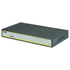 VIMAR - Switch Ethernet 10 Porte Gigabit 8Poe + 2 Uplink Auto-Sensing, Led Di Segnalazione Attività, Alimentazione 54 Vdc 2,2 A 46260.10P.02