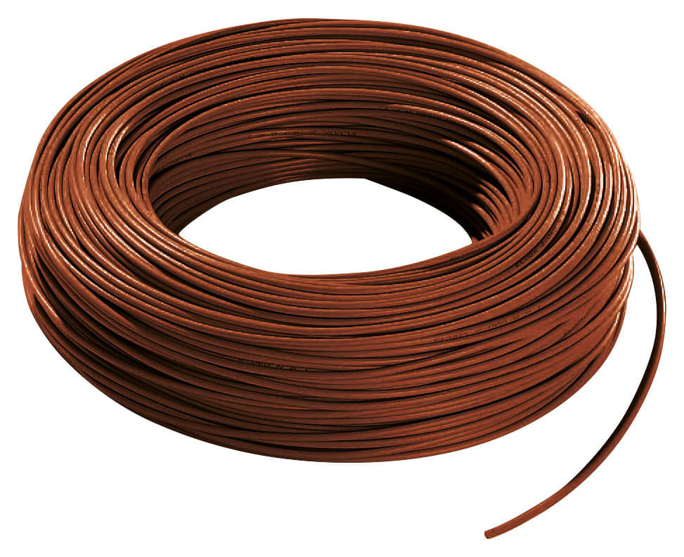 VIMAR - Cavo Coassiale Posa Interna 100M Diametro 3,3mm Guaina LSZH CPR Eca Marrone