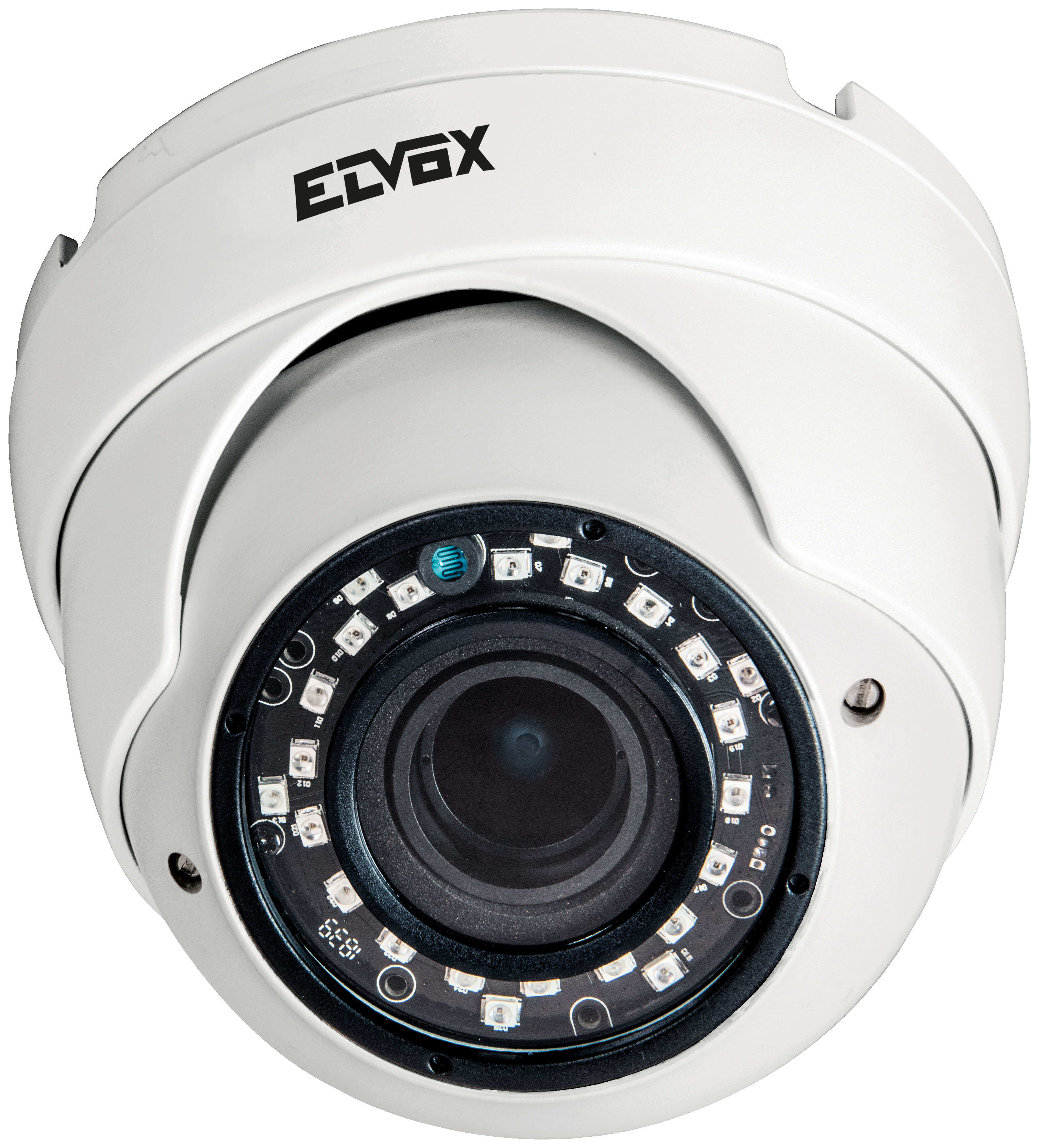 VIMAR - Telecamera dome AHD 4K, obiettivo varifocale 2,8-12 mm, risoluzione 8 Mpx, IR 30 m, IP66, alimentazione 12 Vdc, dimensioni 100x120 mm, peso 550 g.