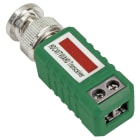 VIMAR - Trasduttore passivo video balun 1 canale per trasmissione su doppino twistato, connettore BNC per telecamera o DVR, connessione a vite. 46862.001.01