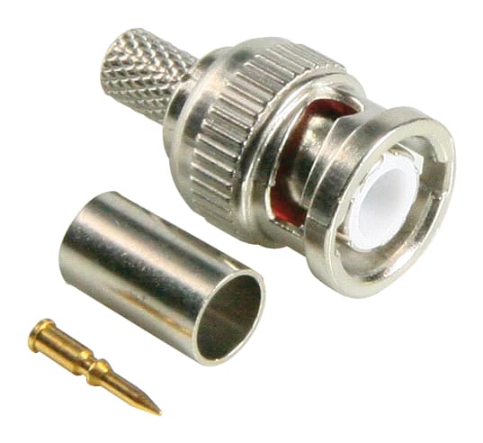 VIMAR - Connettore Bnc Maschio Crimpare Rg59 Cavo Coassiale