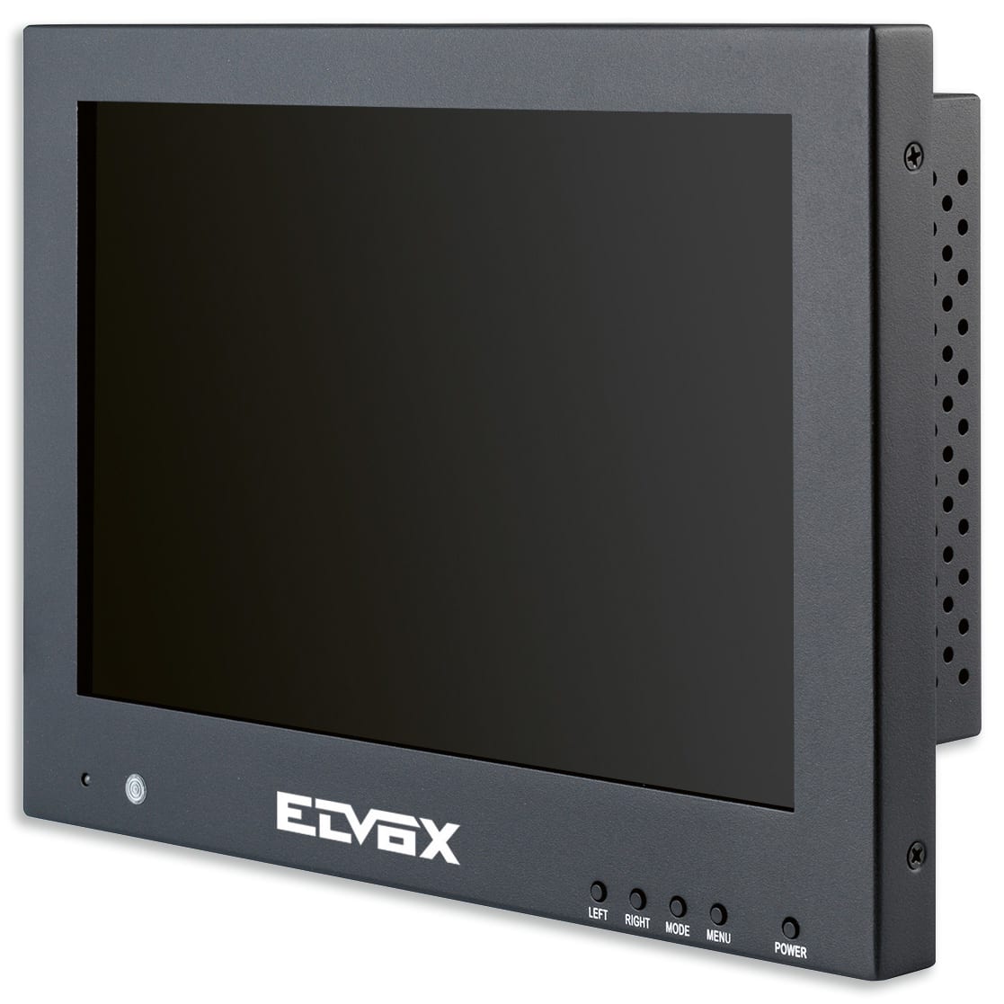VIMAR - Monitor LED 10 pollici, ingressi BNC/HDMI/VGA, risoluzione Full HD 1920x1080, audio 3 W, luminosità 350 cd/m², contrasto 1000:1, VESA, 12 Vdc.