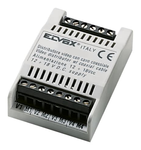 VIMAR - Distributore Video Al Piano 4 Uscite con Cavo Coassiale 75 Ohm