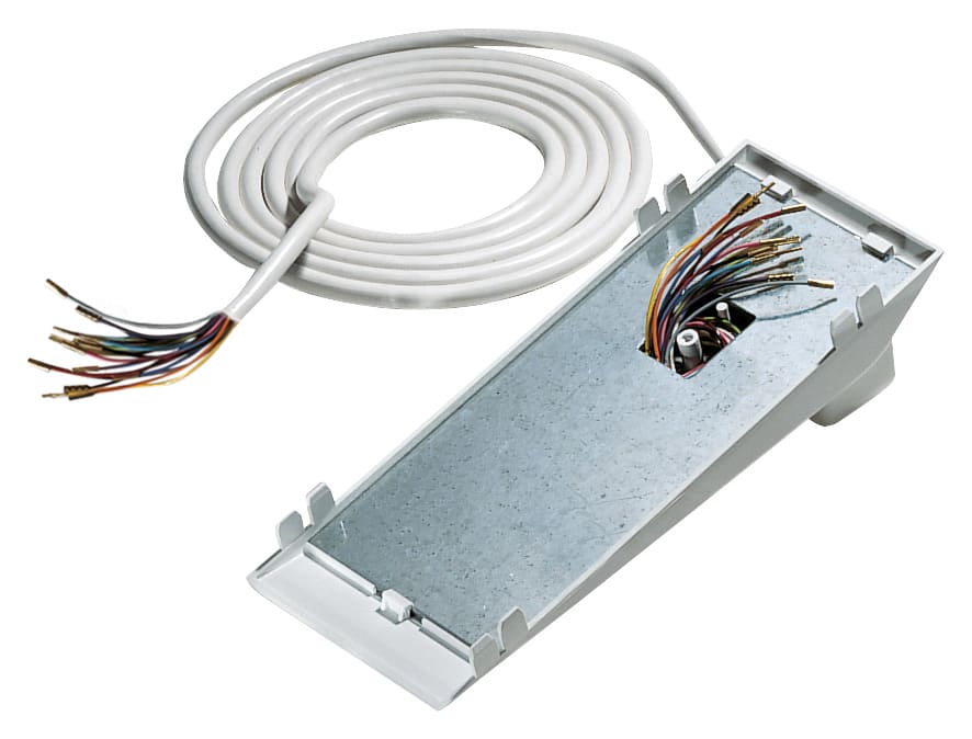 VIMAR - Base da tavolo per citofono con 2 m di cavo a 6 conduttori senza morsettiera fissa - Bianco 6140.1