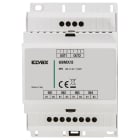 VIMAR - Concentratore per collegare fino a 4 targhe in parallelo, una video, su cavo Cat. 5, installazione guida DIN, occupa 4 moduli da 17,5 mm. 69MX/5