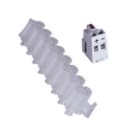 VIMAR - Modulo Segnalazione con Led Verde e 8 Tasti Trasparenti per Citofoni Petrarca 6V54