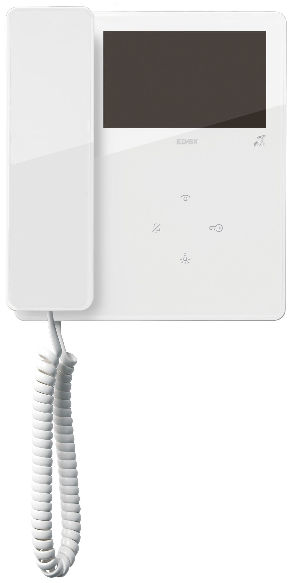 VIMAR - Videocitofono Tab 4.3 da parete per sistema Due Fili Plus con cornetta, display LCD 4.3in, altoparlante, tastiera capacitiva, teleloop, staffa.