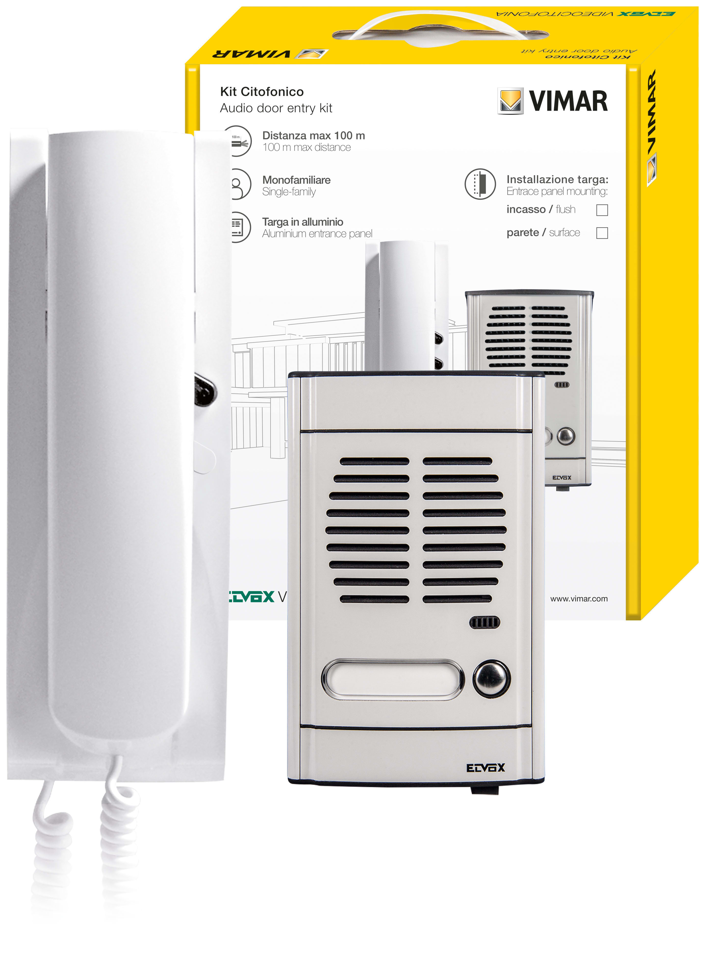 VIMAR - KIT CITOF. MONOF. SOUND SYSTEM 8911+8874