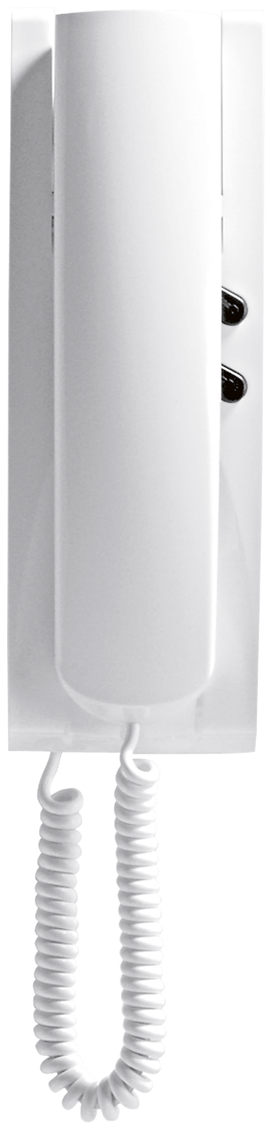 VIMAR - Citofono da Parete Sound System Bianco Senza Segreto di Conversazione per Portiere Elettrico e Videocitofonia con Altoparlante