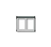 VIMAR - CORNICE PER 2 MODULI 2X1 GRIGIO LUCE