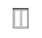 VIMAR - CORNICE PER 4 MODULI 2X2 GRIGIO LUCE