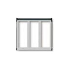 VIMAR - CORNICE PER 6 MODULI 3X2 GRIGIO LUCE 9232