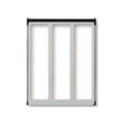 VIMAR - CORNICE PER 9 MODULI 3X3 GRIGIO LUCE 9233