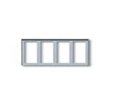 VIMAR - CORNICE PER 8 MODULI 4X2 GRIGIO LUCE