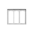 VIMAR - CORNICE PER 3 PLACCHE 2M ALLUMINIO C323