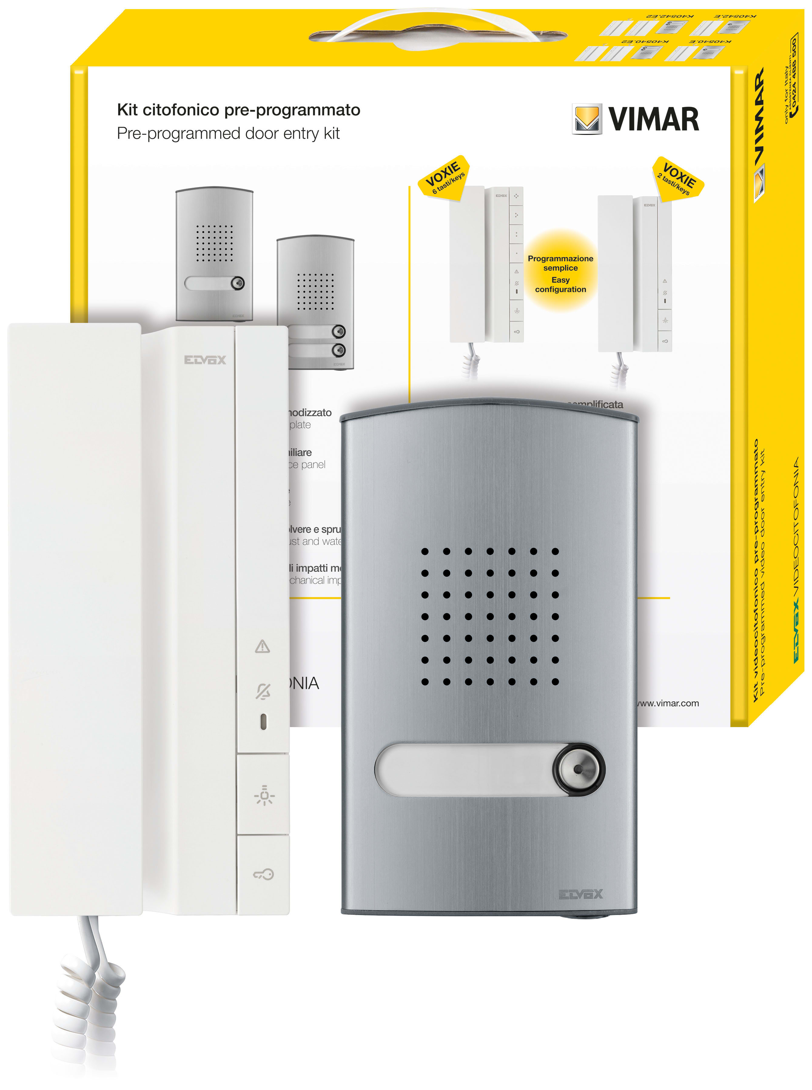 VIMAR - KIT CITOFONICO MONOF. VOXIE 40540+40141