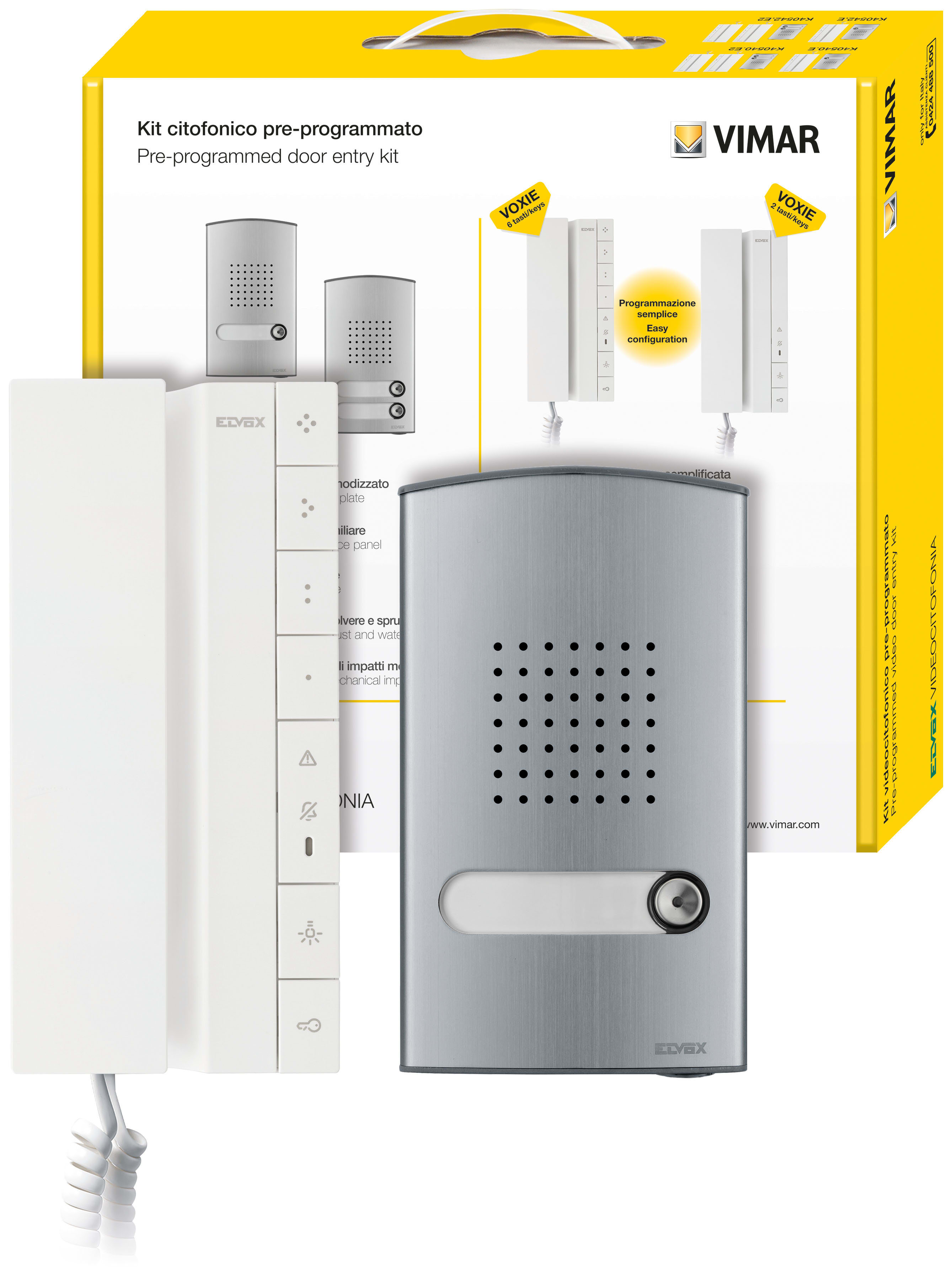 VIMAR - KIT CITOFONICO MONOF. VOXIE 40542+40141