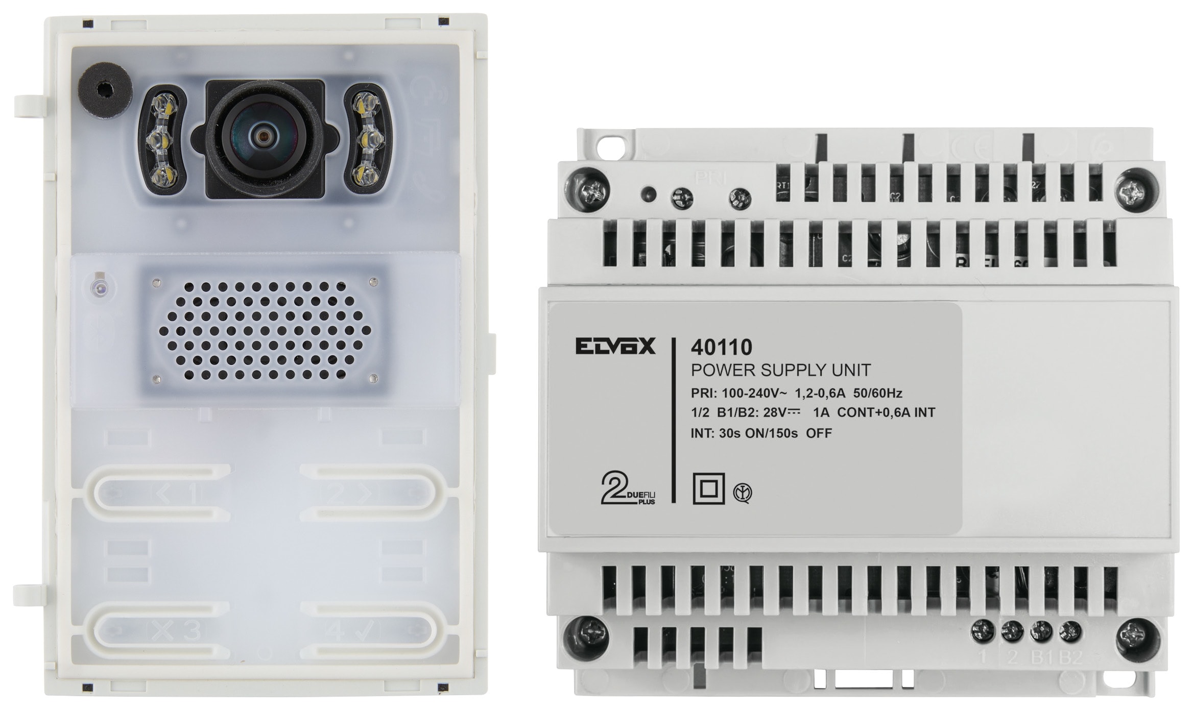VIMAR - KIT A/V GRANDANGOLO DUPLEX ESPAND. 2F+