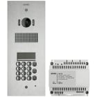 VIMAR - Kit Steely 2F+ A/V Tastiera Display Acciaio Inox Placca Moduli 41541 Unità Elettroniche Audio/Video Scatola Incasso Alimentatore K41541