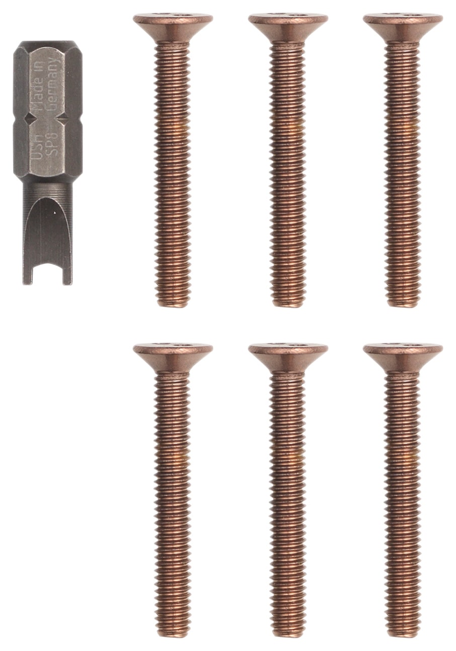 VIMAR - Kit 6 Viti e Chiave Pixel Up Copper - Ricambio.