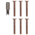 VIMAR - Kit 6 Viti e Chiave Pixel Up Copper - Ricambio. R123