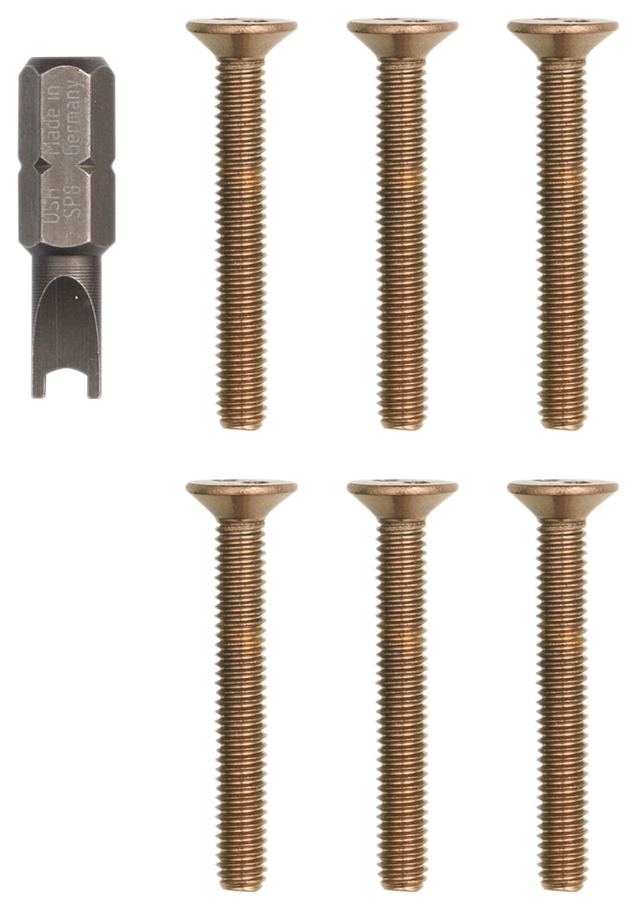 VIMAR - Kit 6 viti e chiave per Pixel Up Champagne - Ricambio per kit viti e chiave Pixel Up Champagne