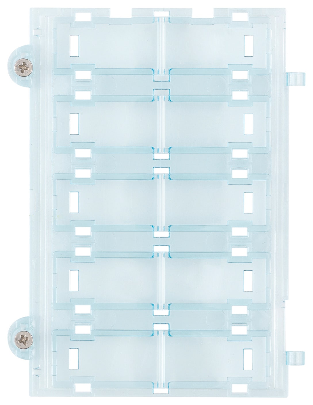 VIMAR - Cover trasparente con 2 viti per 41010 - Ricambio per cover trasparente con viti