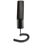 VIMAR - Ricambio Cornetta e Cavo Centralino 40510 - Per Centralino Portineria 7, Due Fili Plus, Completo di Cavo Spiralato, Nero