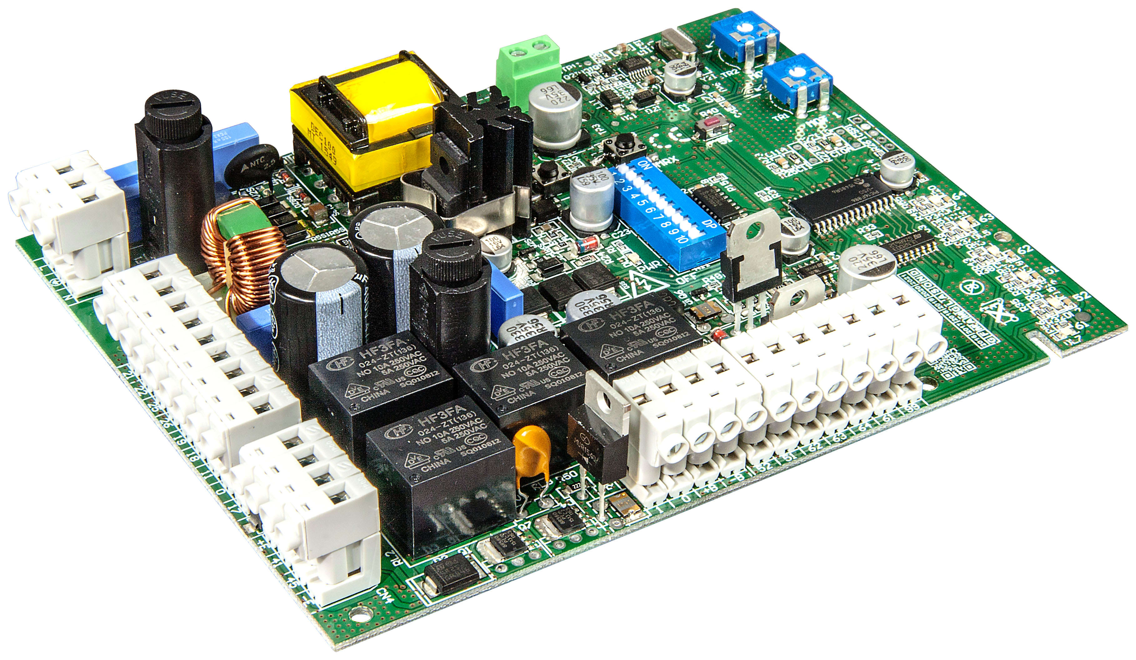 VIMAR - Scheda di Comando Ekko 204D per Automazioni Battenti 24V con Ricevitore Radio 433 Mhz RS17.P